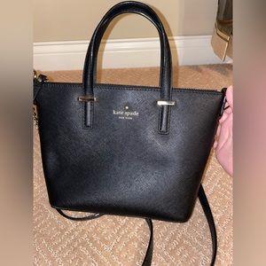 Kate Spade Black Saffliano Leather Crossbody bag
